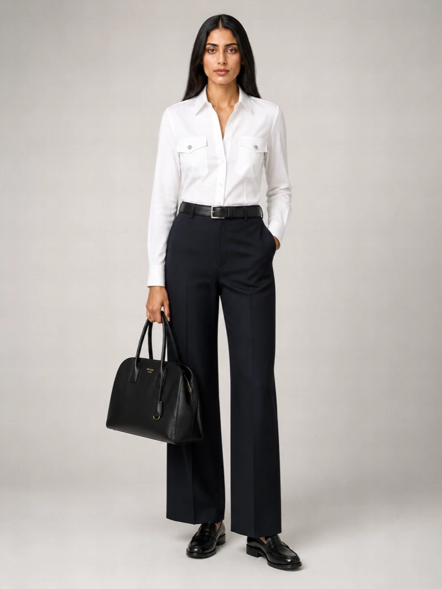 Prada Wide-Leg Trousers