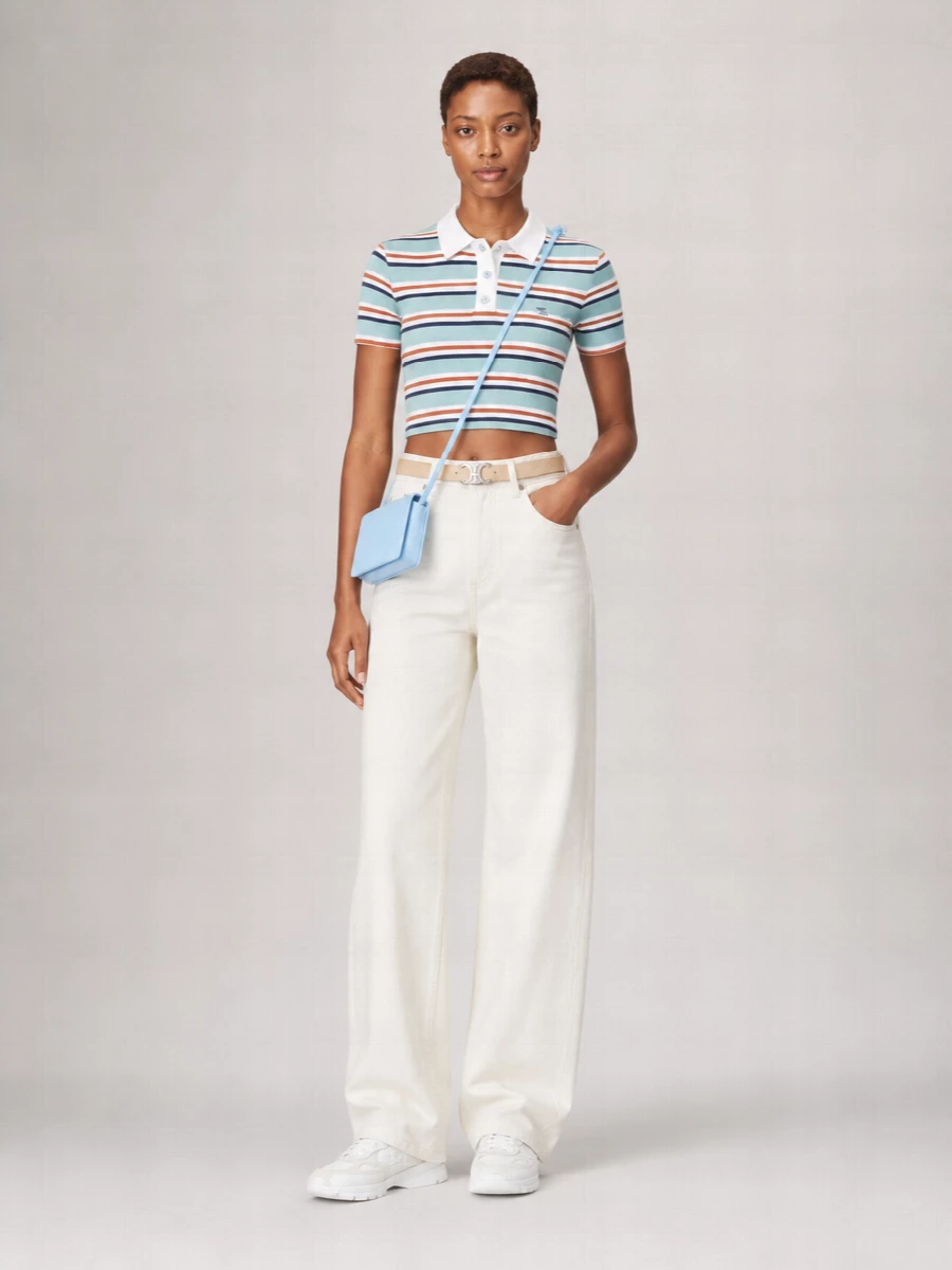 Celine Cotton Polo Sweater