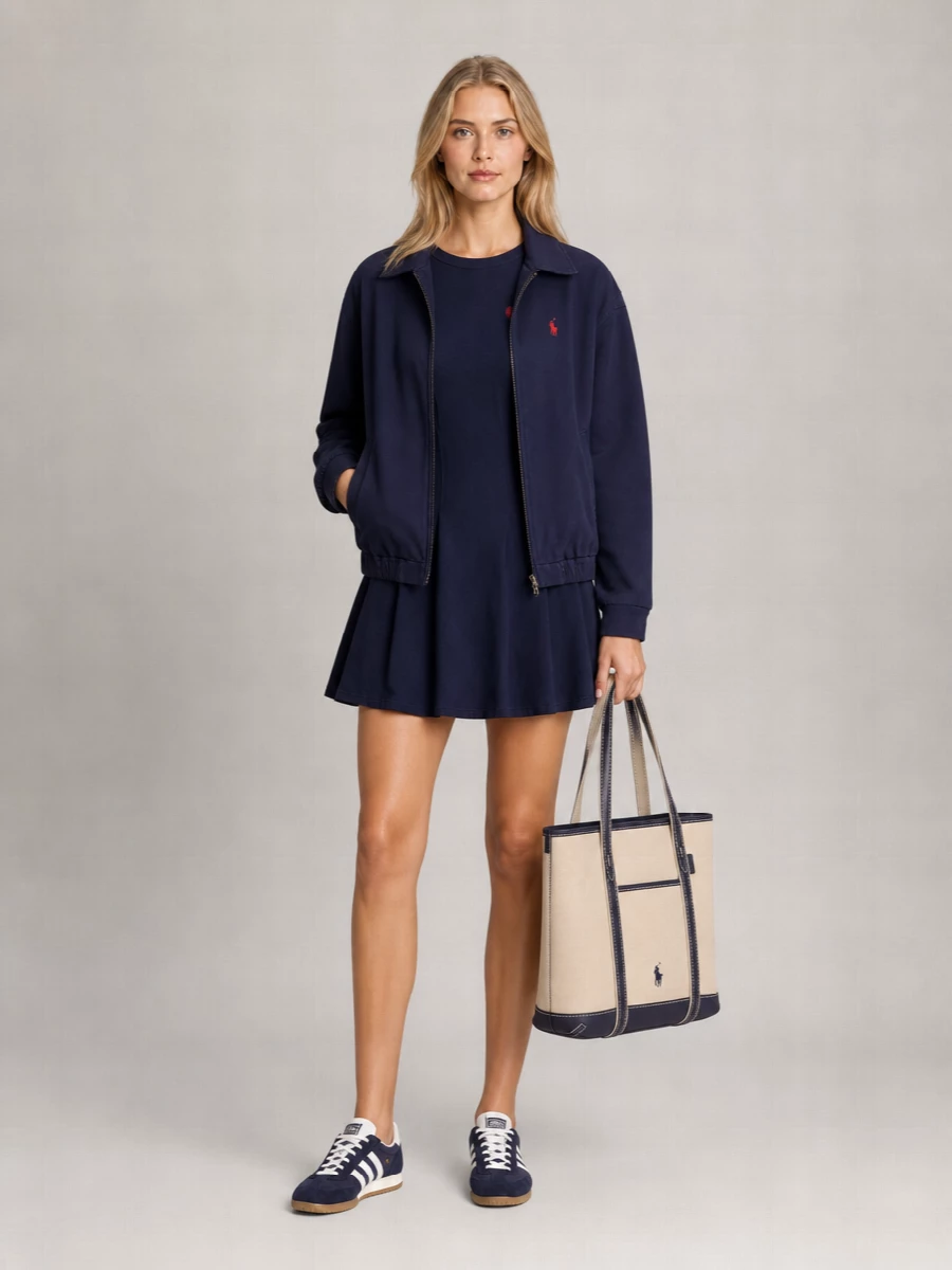 Polo Ralph Lauren Denim Oversized Bomber Jacket