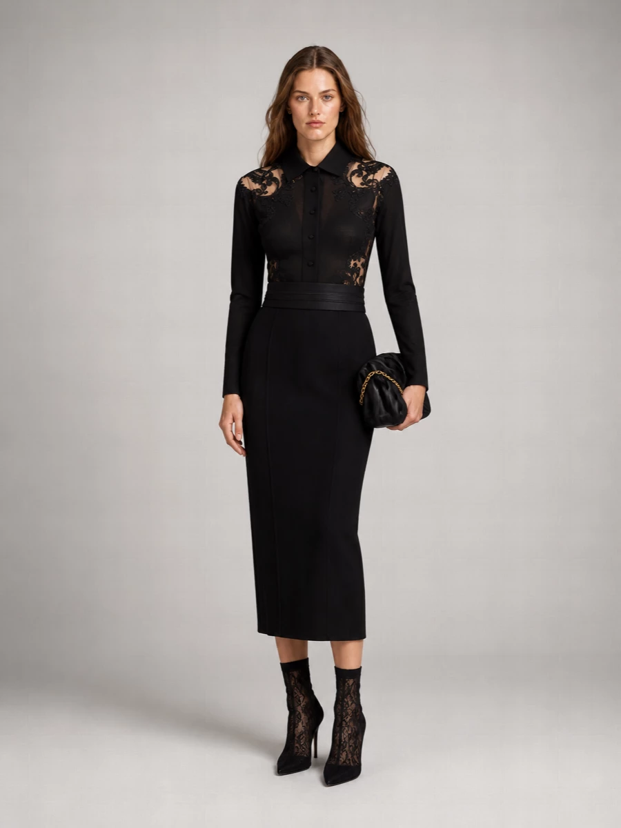 Ermanno Scervino Wool Knitted Blouse