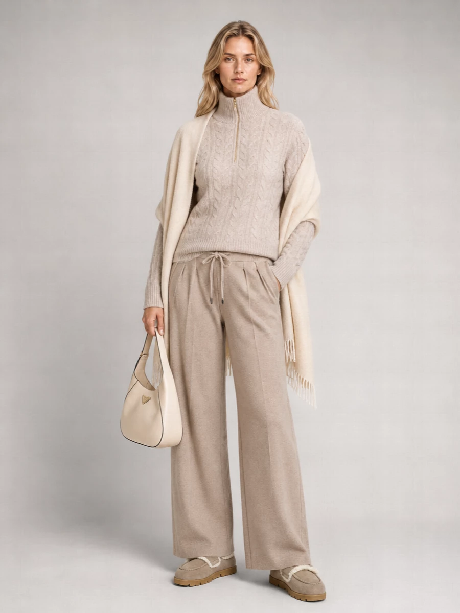 Max Mara Cashmere Wool Lounge Trousers