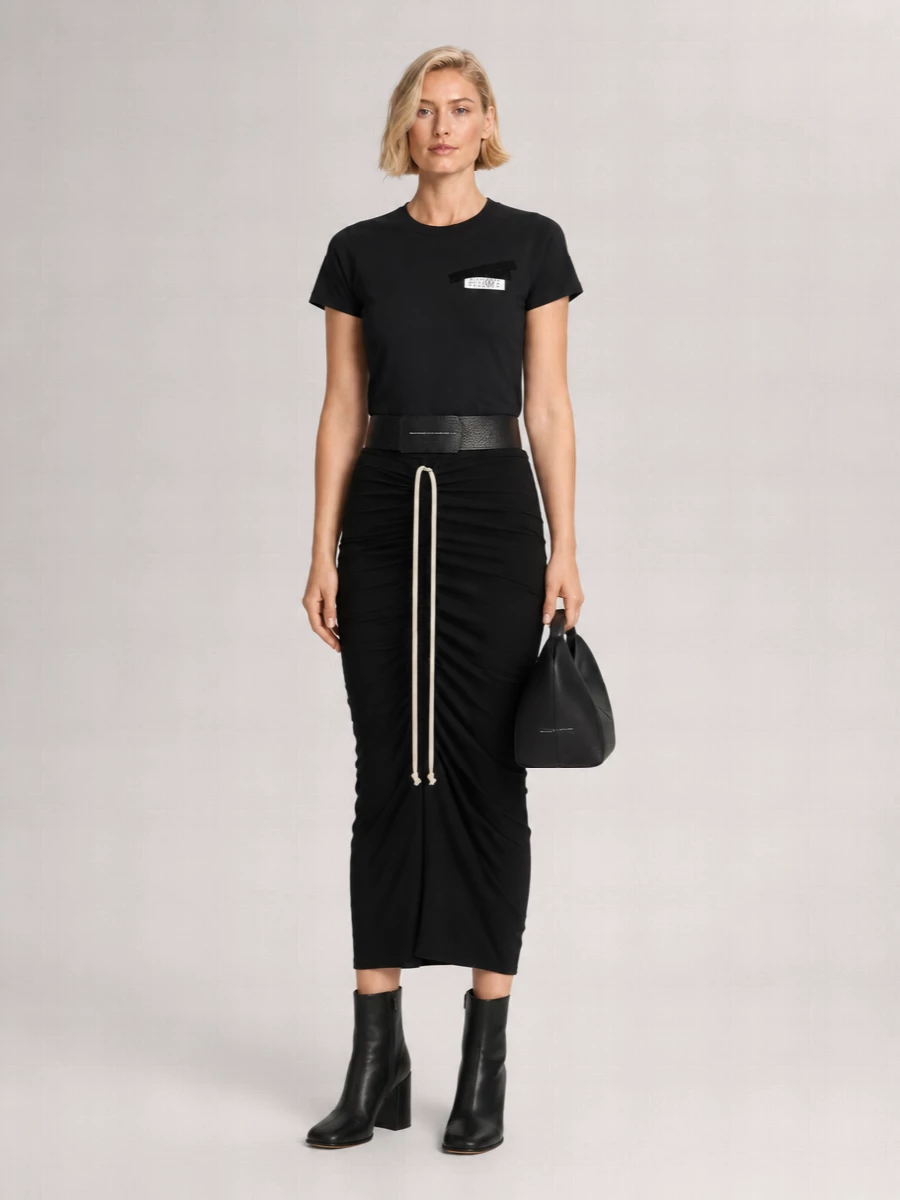 Mm6 Maison Margiela Cotton Logo Print Short Sleeve T-Shirt