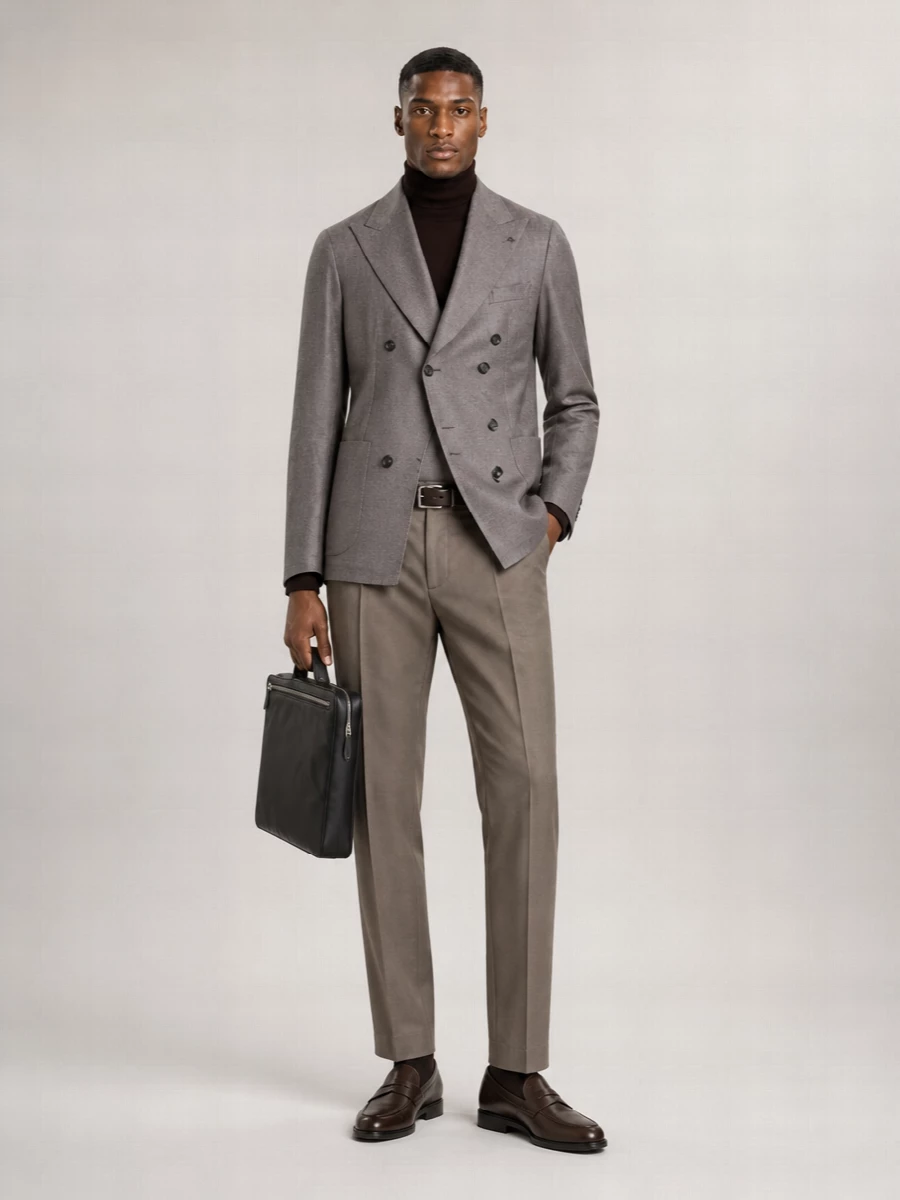 Pt Torino Virgin Wool Tailored Trousers