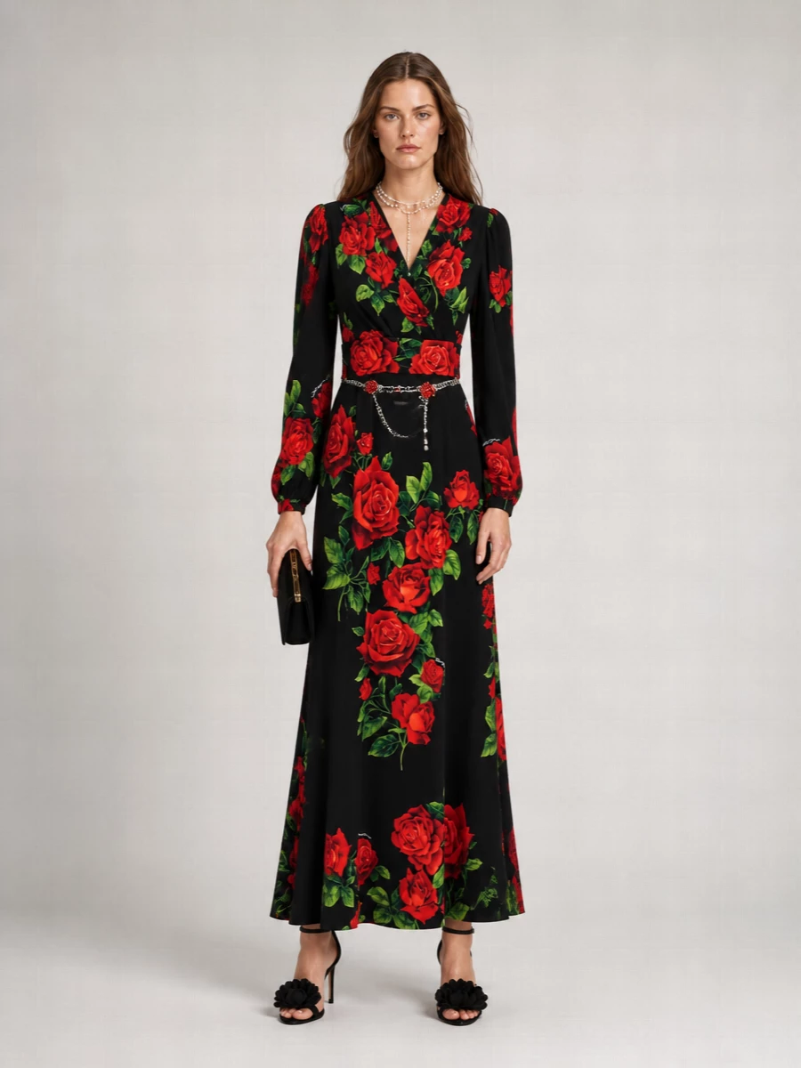 Dolce&Gabbana Silk Maxi Dress