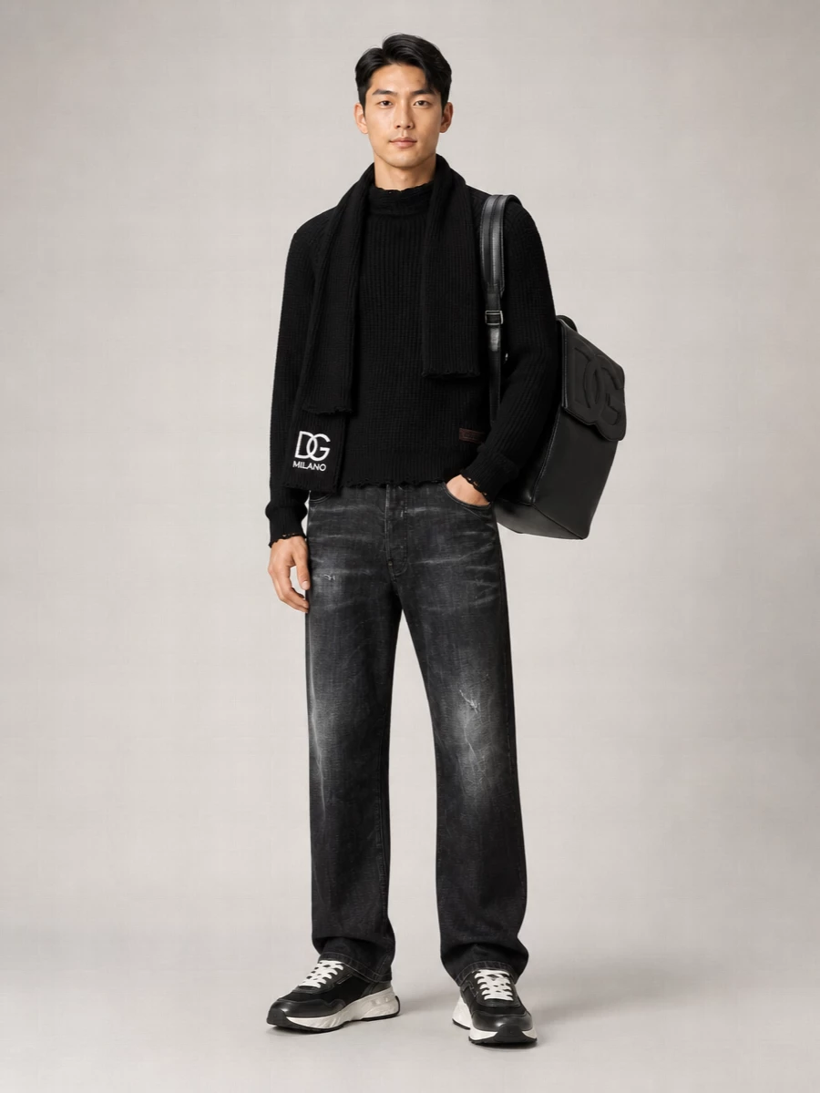 Dsquared2 Wool Crew Neck Jumper