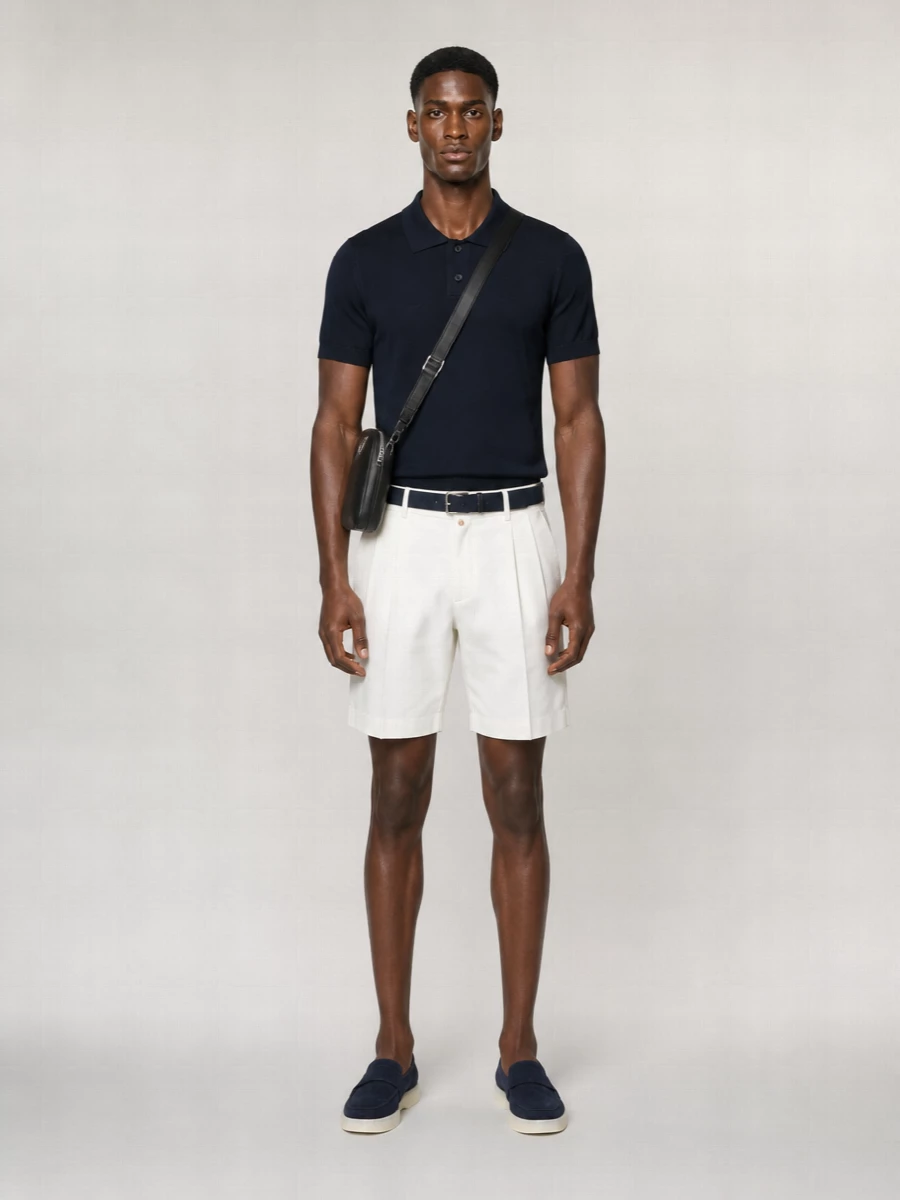Boss Cotton Polo Jumper