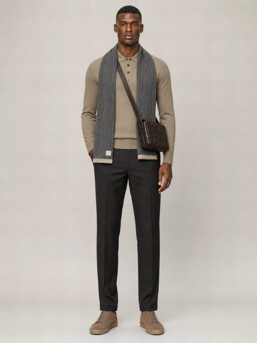 Zegna cashmere polo sweater