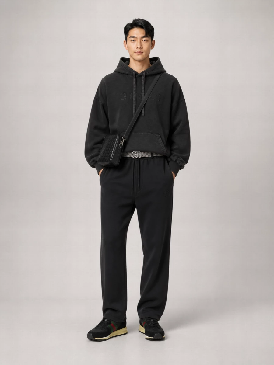 Gucci Cotton Straight-Leg Track Pants