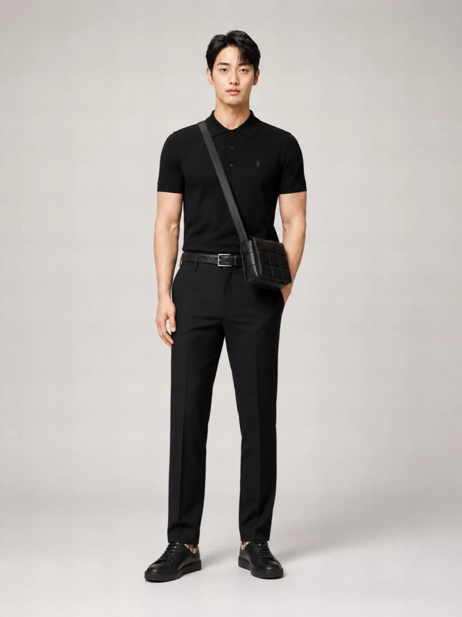 Burberry Wool Polo Shirt