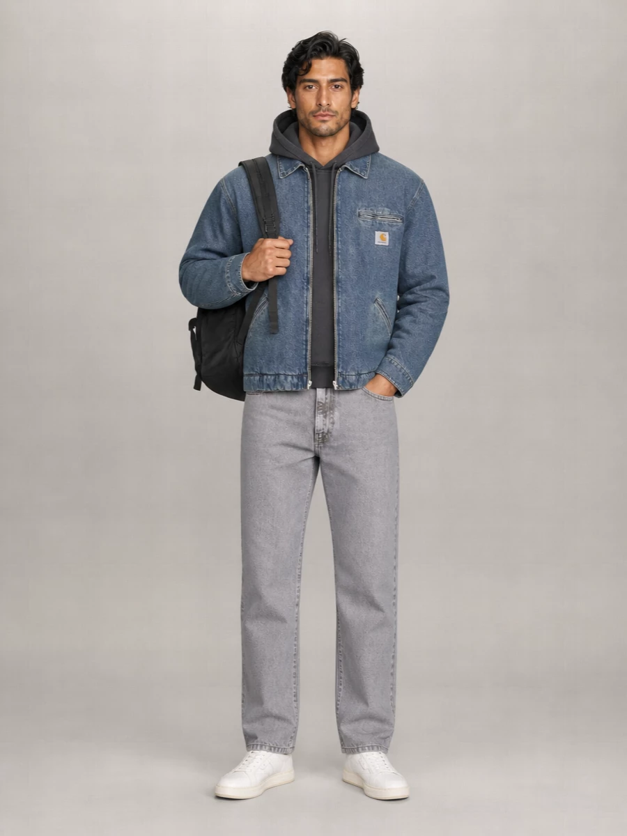 Carhartt Wip Cotton Zip-Up Lightweight Jacket