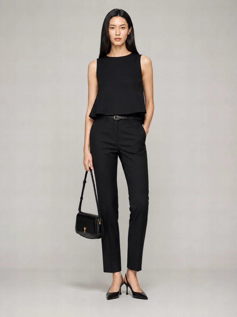Ami Paris Flared Top