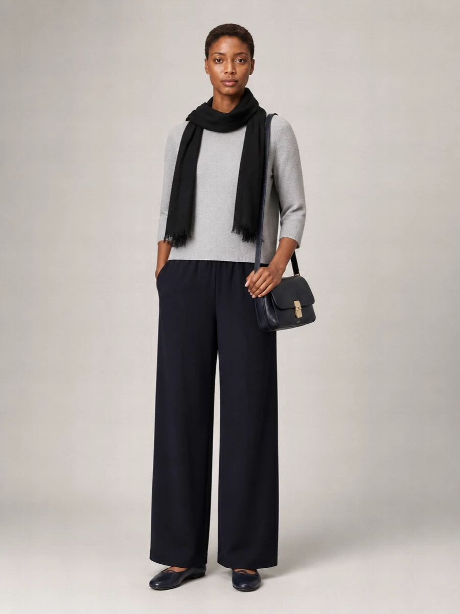 Fabiana Filippi Wool Wide-Leg Trousers