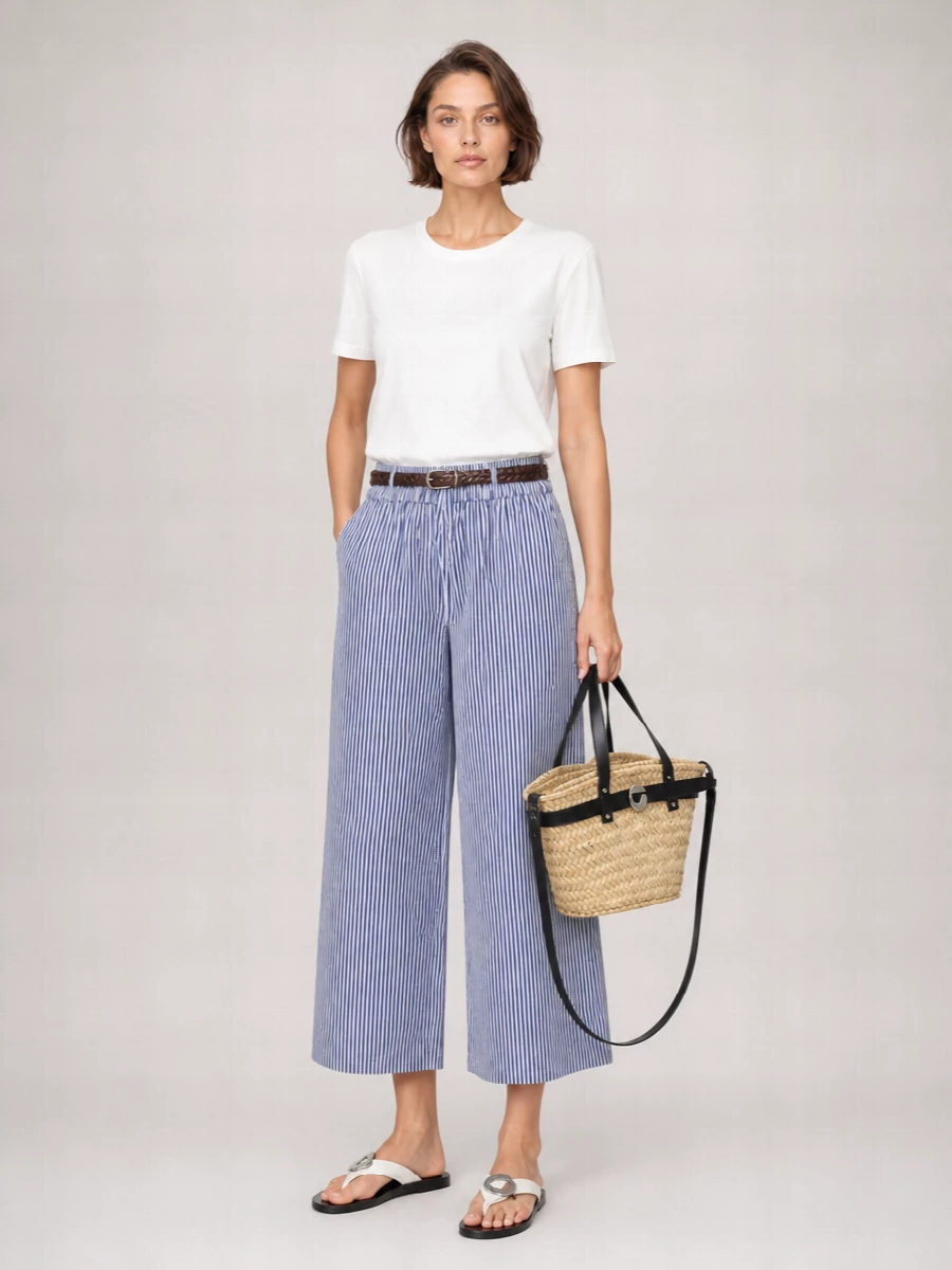 Parosh Cotton Rhinestone Drawstring Tailored Shorts