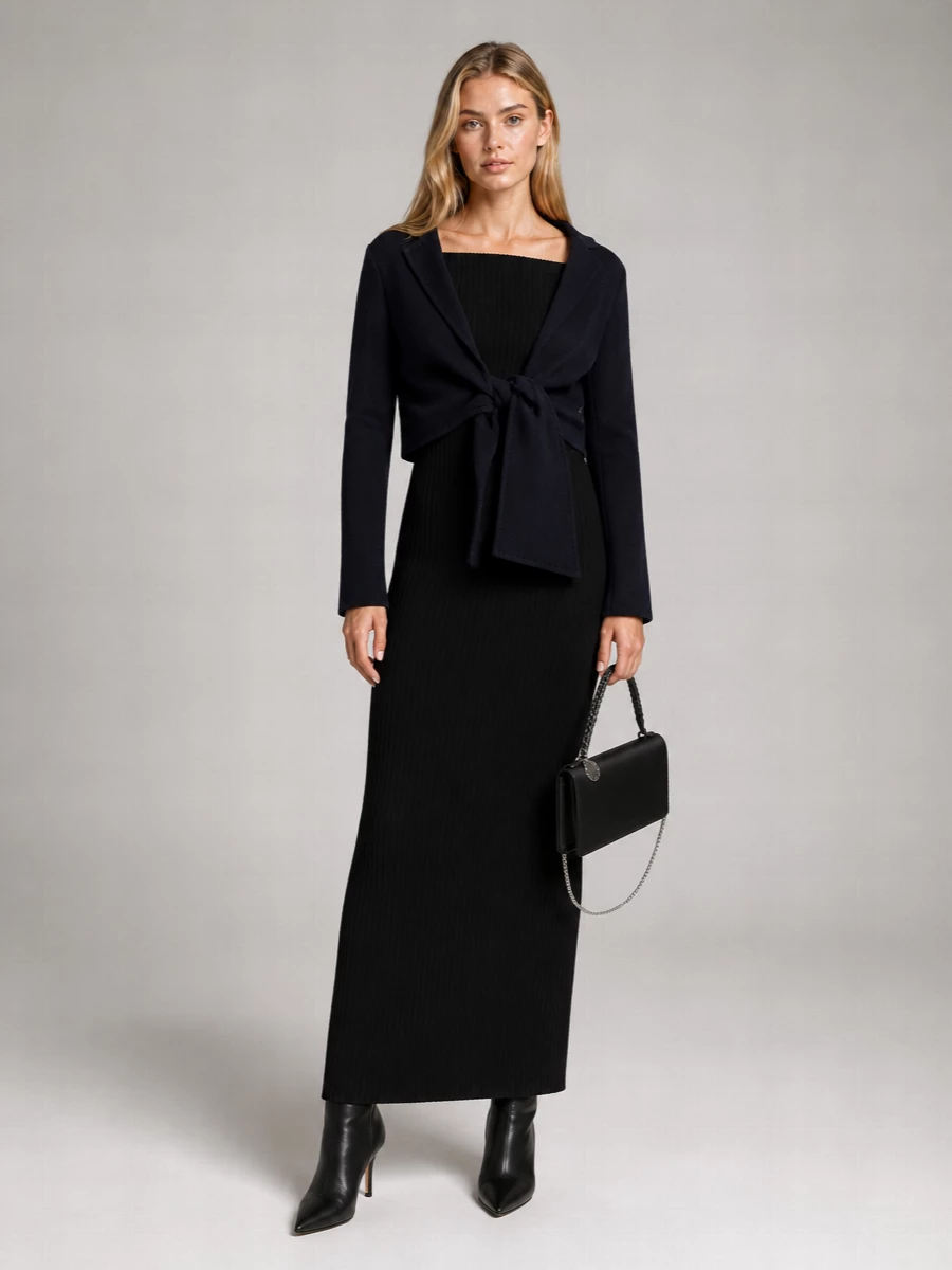 Max Mara Camel Wool Cropped Jacket