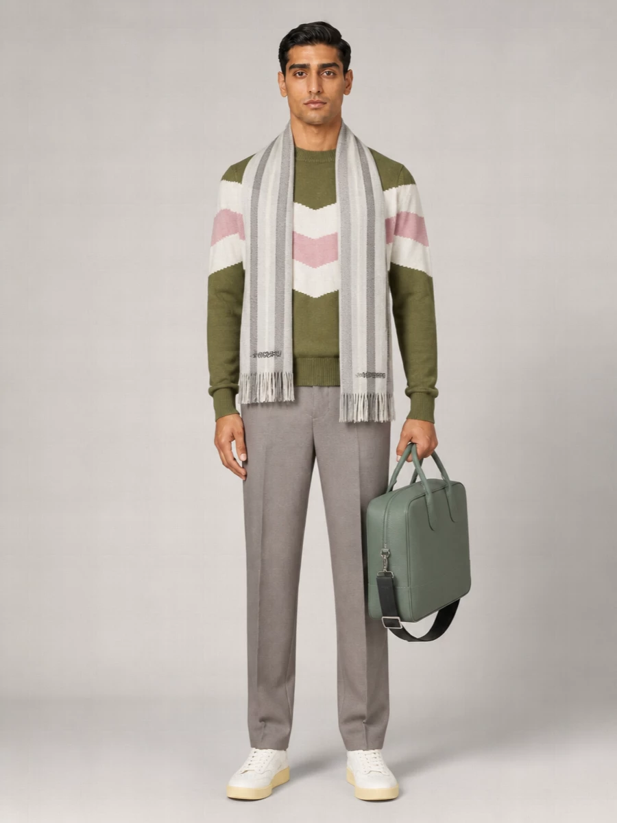 Herno Wool Bicolor Jumper
