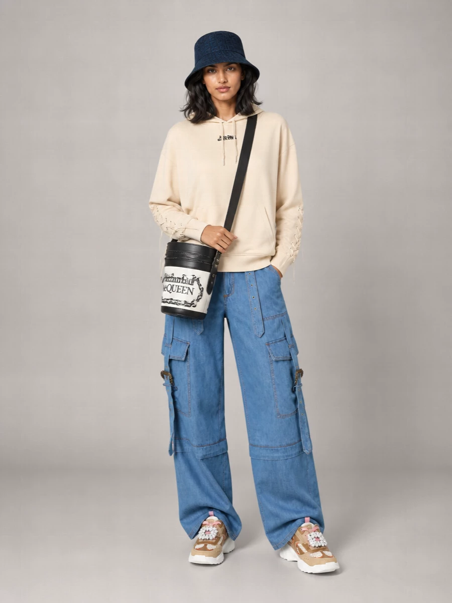 Roger Vivier Leather Low-Top Sneakers