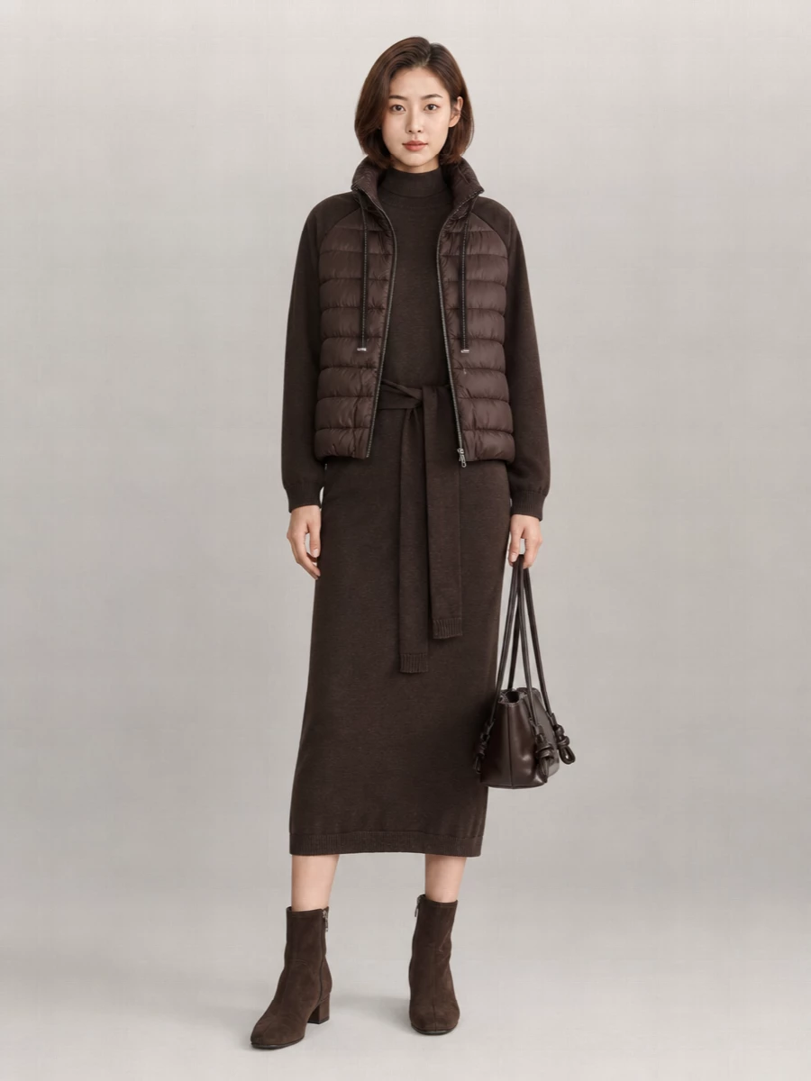 Herno Down Single Breasted Coat