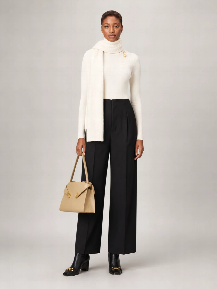 Alberta Ferretti Cashmere Silk Wool Sweater