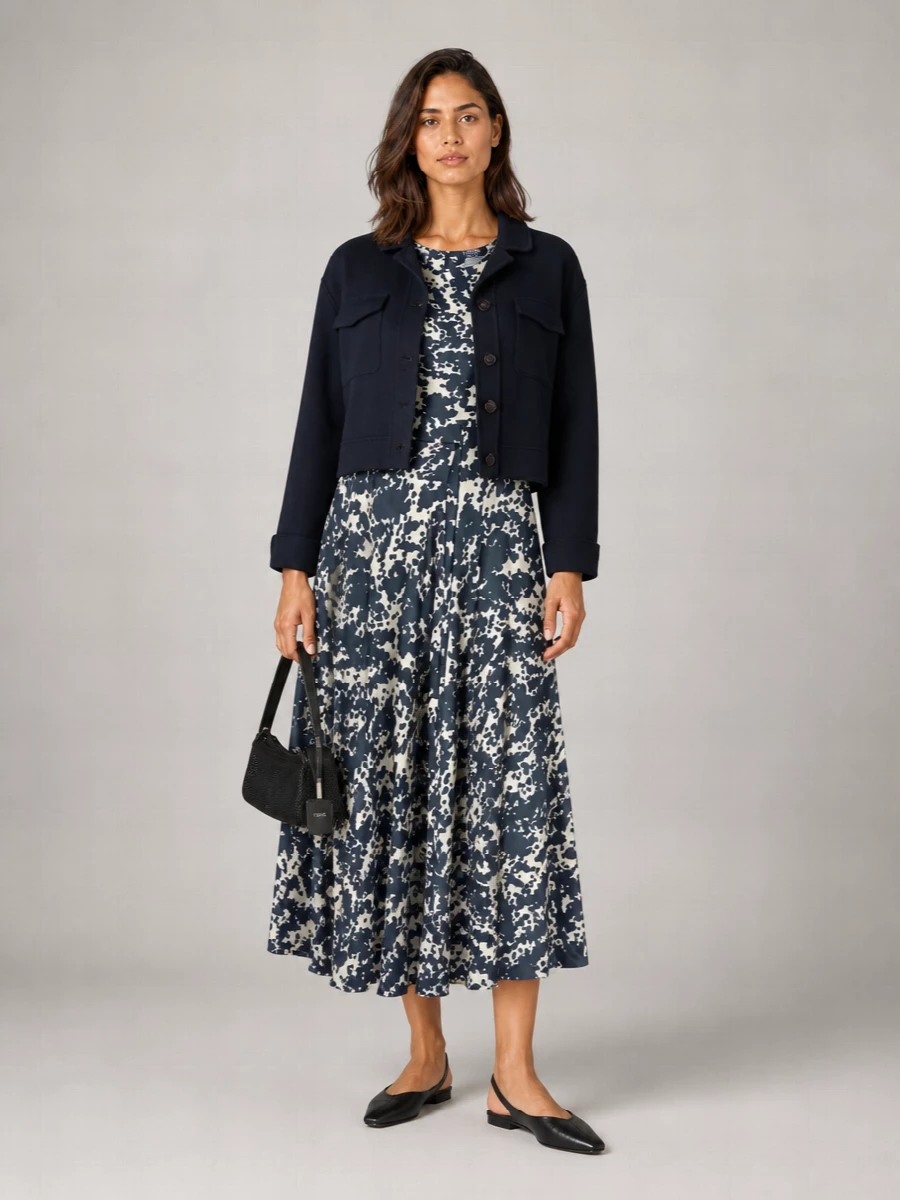 S Max Mara Virgin Wool Fitted Jacket