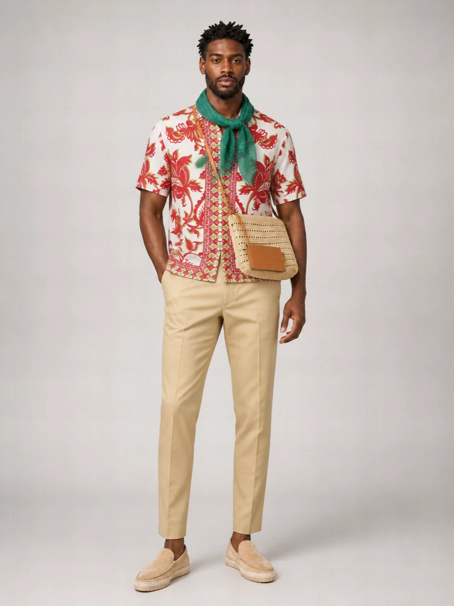 Etro Raffia Shoulder Bag