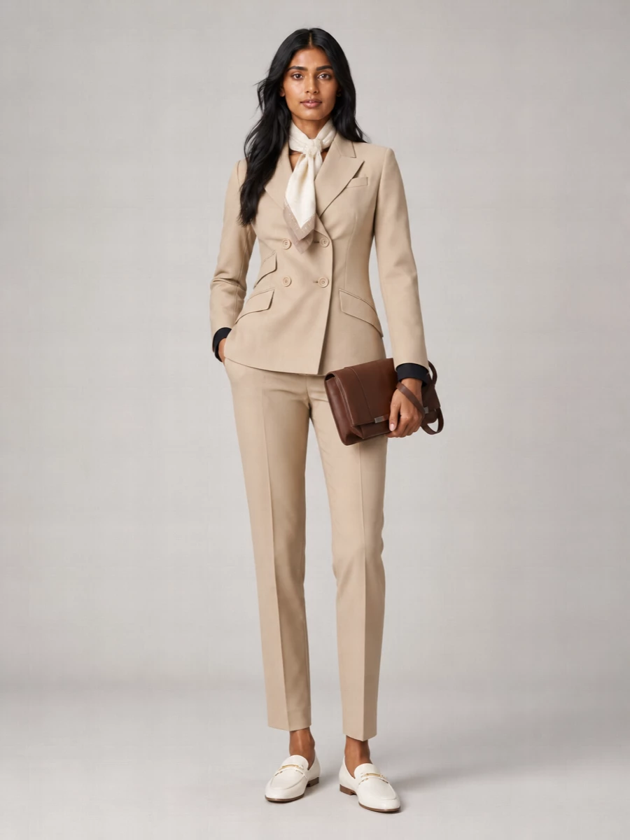 Max Mara Virgin Wool Slim-Fit Cropped Tailored Trousers