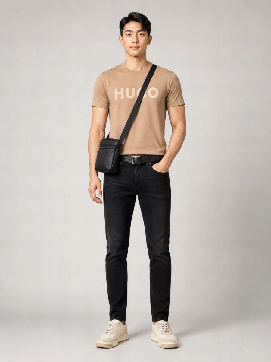 Hugo Logo Print T-Shirt