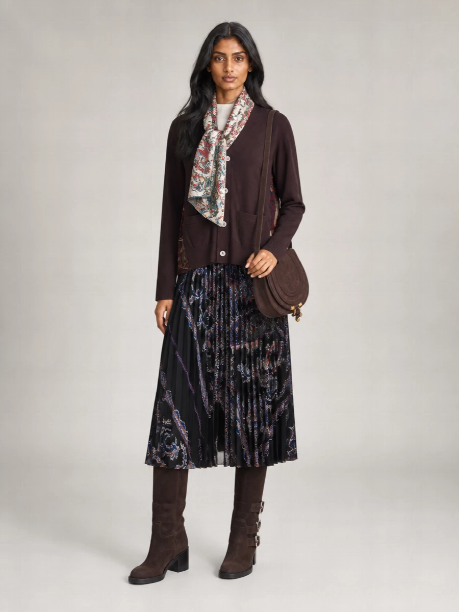 Chloé Small Saddle Suede Crossbody Bag