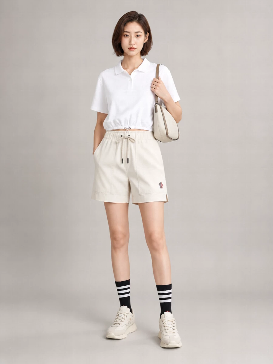 Moncler Grenoble Tech Relaxed-Fit Knee-Length Shorts