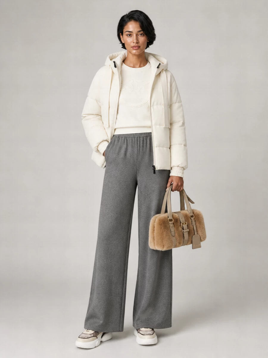 Pinko Quilted Hooded Puffer Jacket