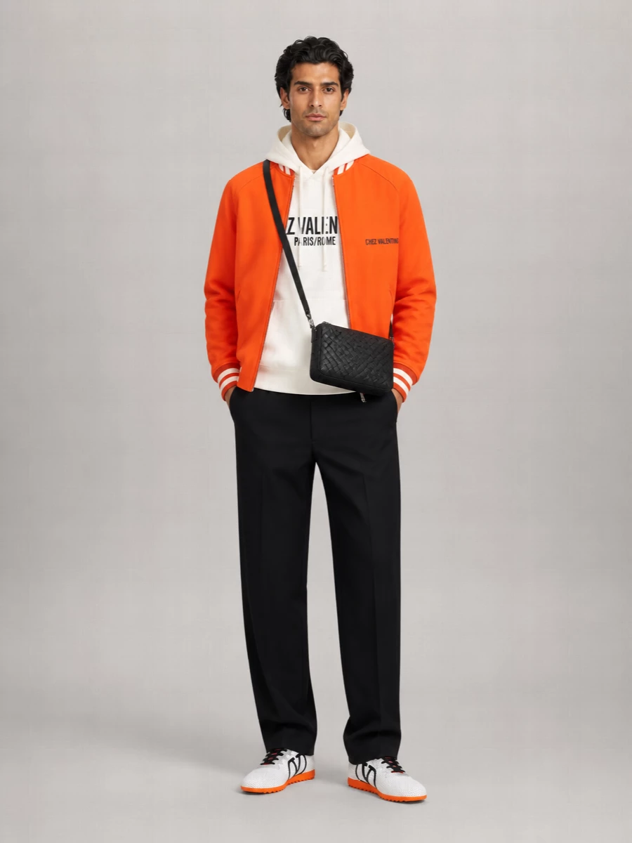 Valentino Garavani Nylon Padded Bomber Jacket
