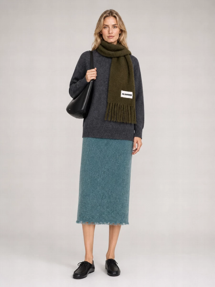 Jil Sander Cashmere Wool Crewneck Sweater