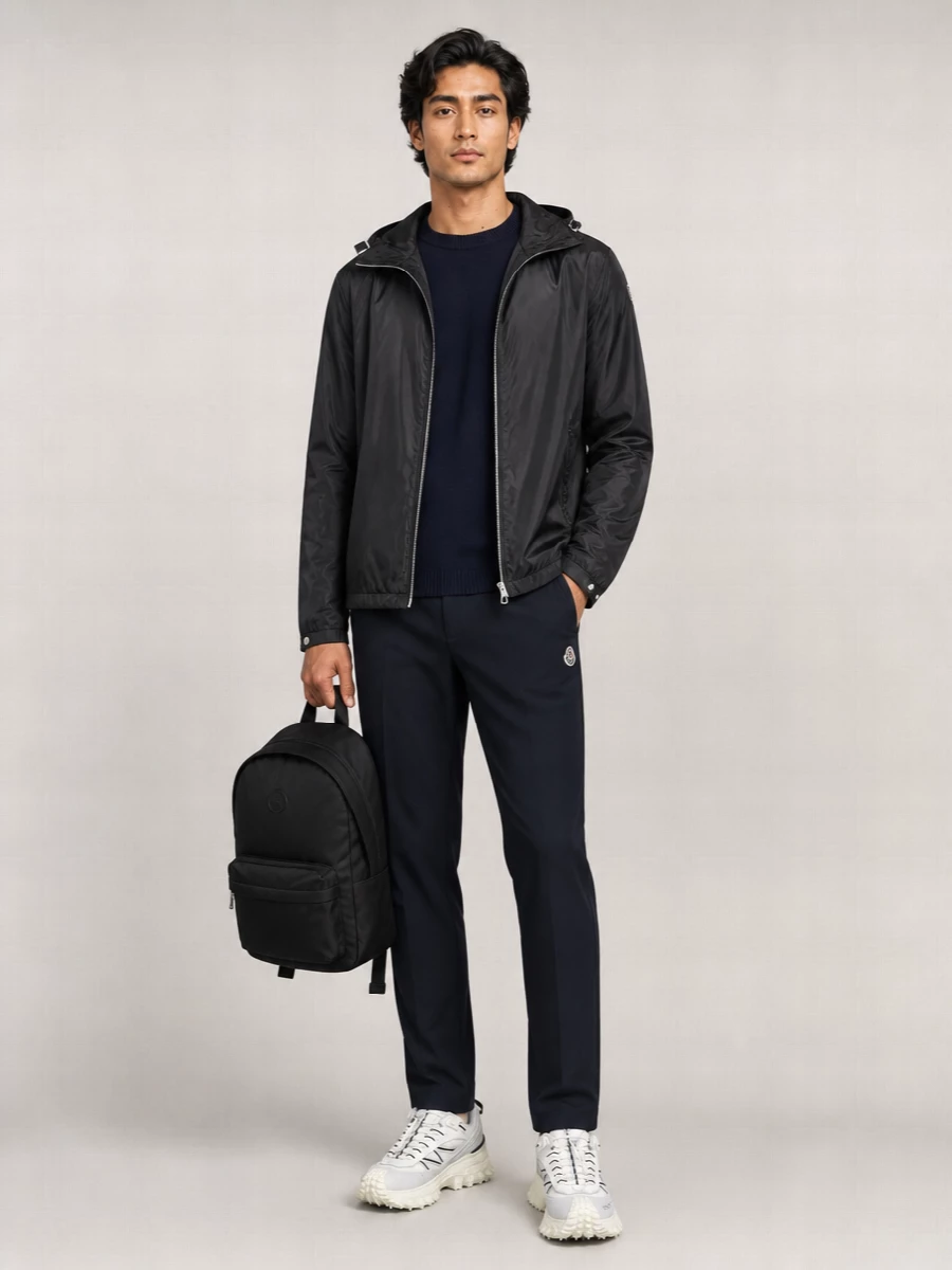 Moncler Hooded Windbreaker Jacket