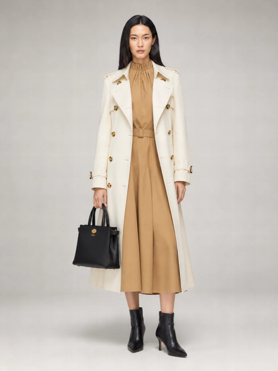 Burberry Cotton Poplin Midi Dress