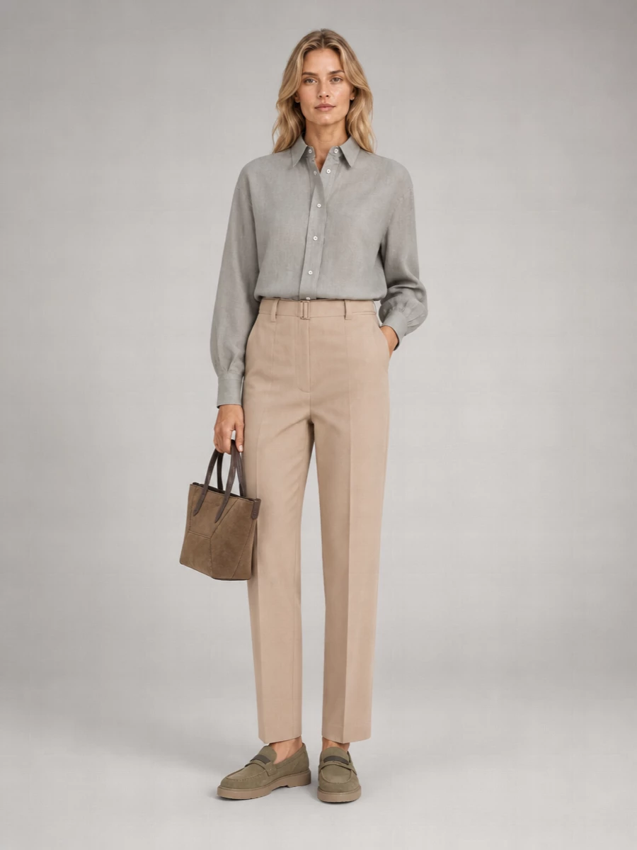 Brunello Cucinelli Leather Loafers