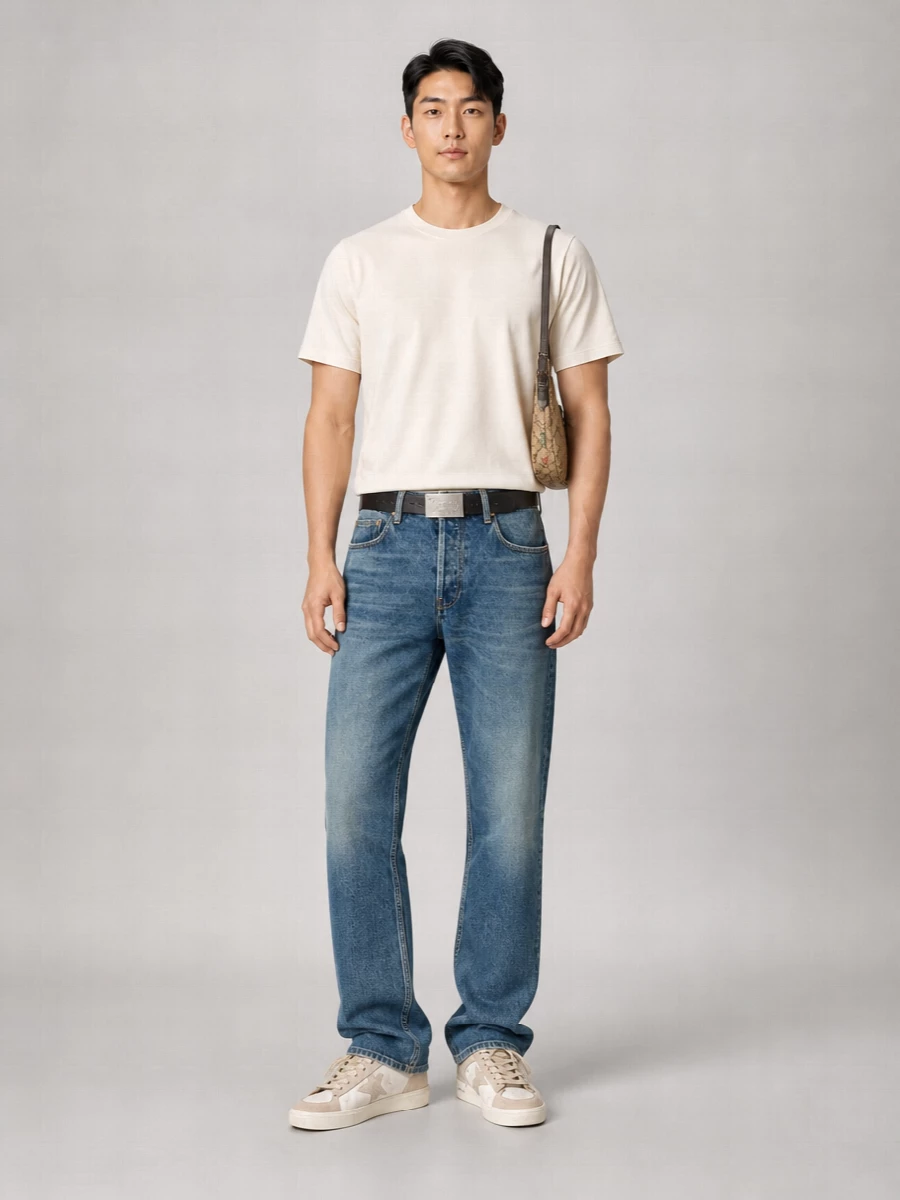 Golden Goose Denim Ripped Wide-Leg Jeans