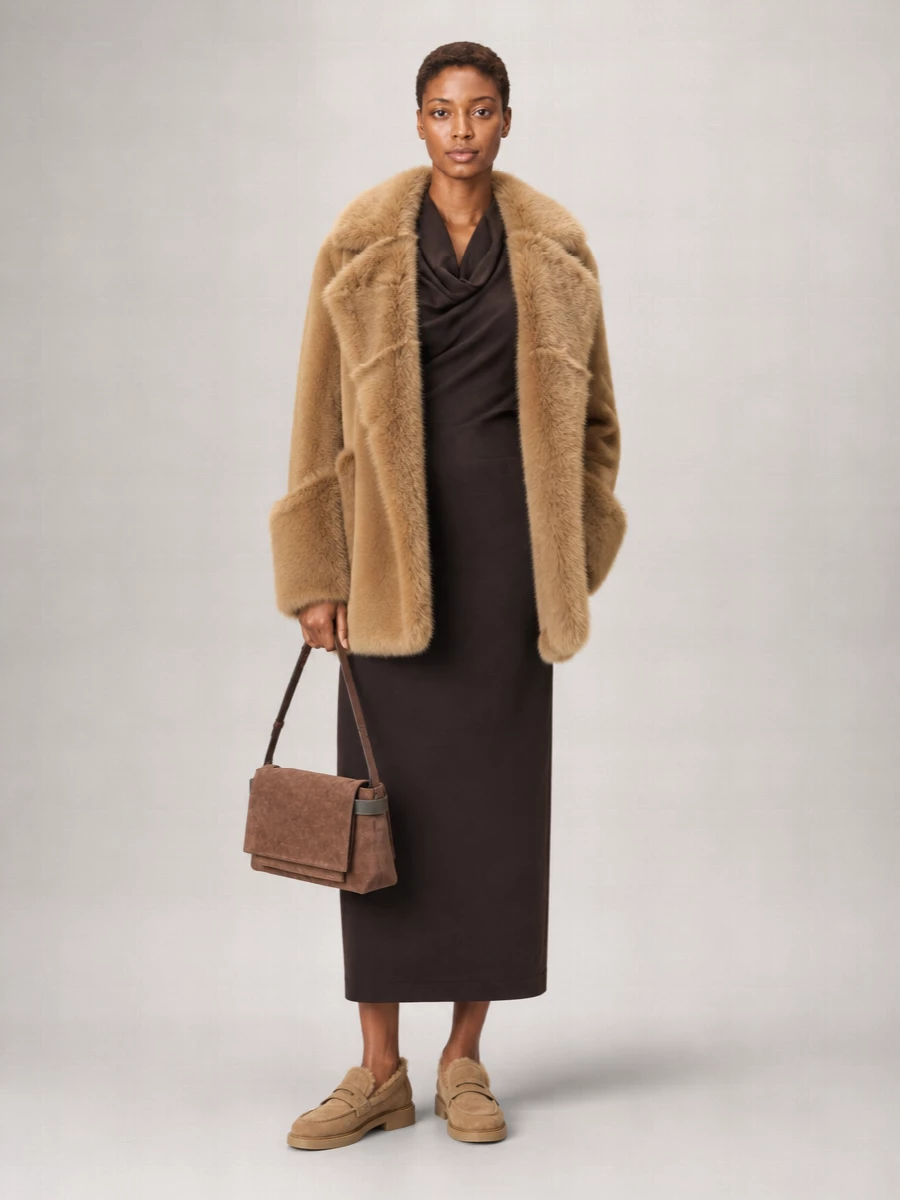 Brunello Cucinelli Monili Suede Clutch Bag