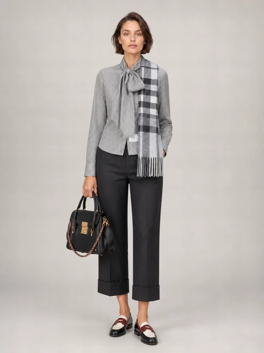 Thom Browne striped silk shirt