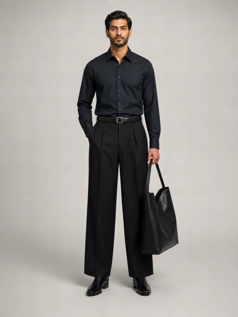 Saint Laurent Wide-Leg Trousers