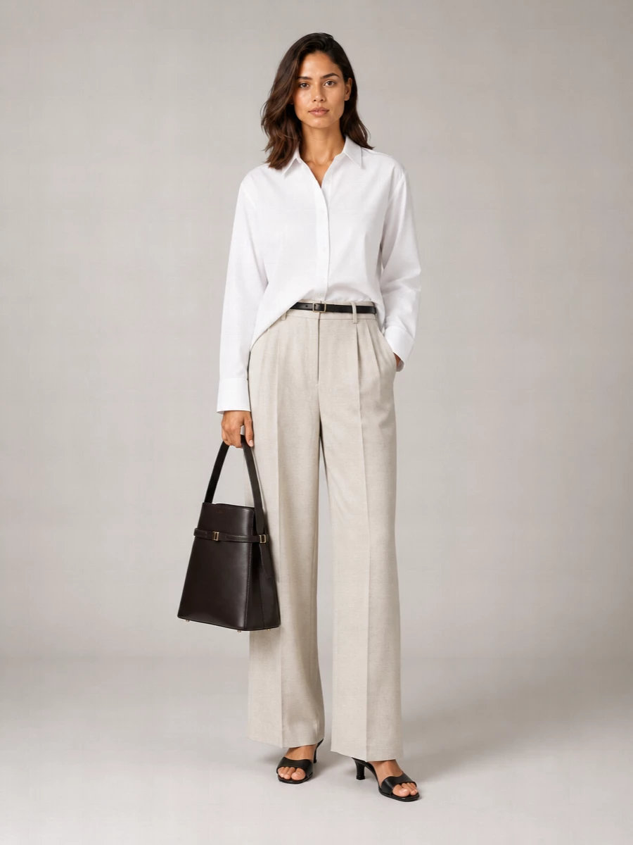 Totême Wide-Leg Trousers