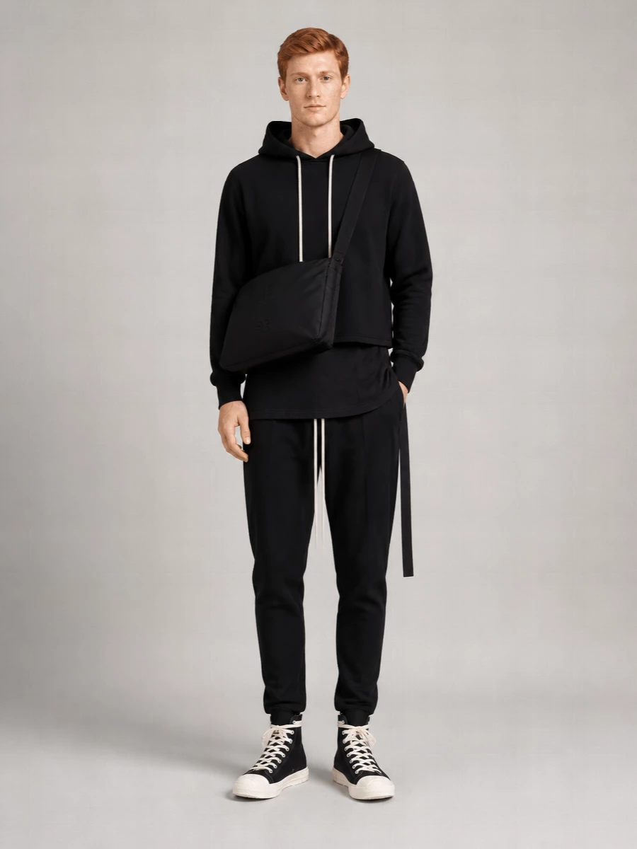 Rick Owens Drkshdw Cotton Oversized Hooded Jacket