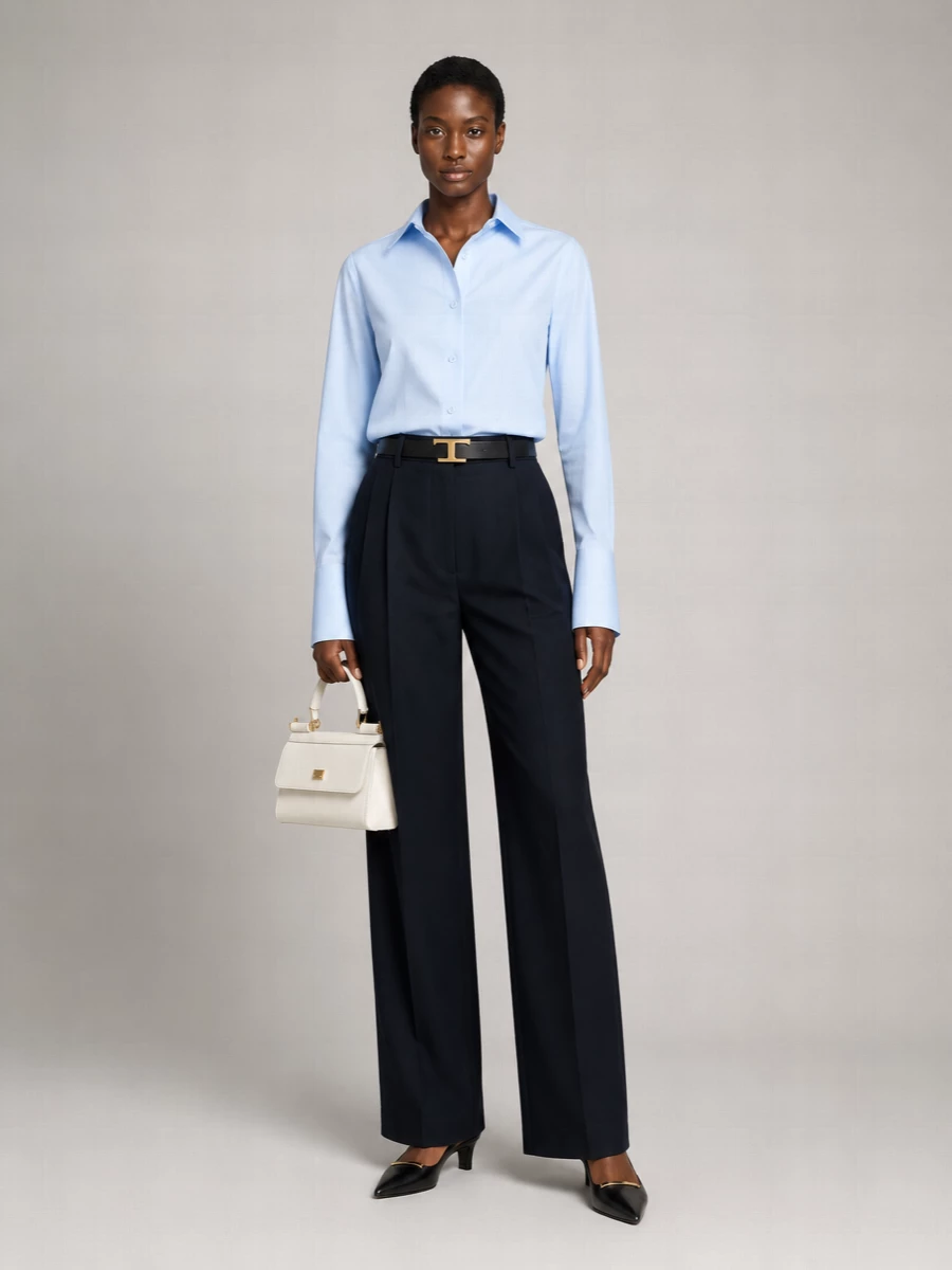 The Attico Oversized Cotton Shirt