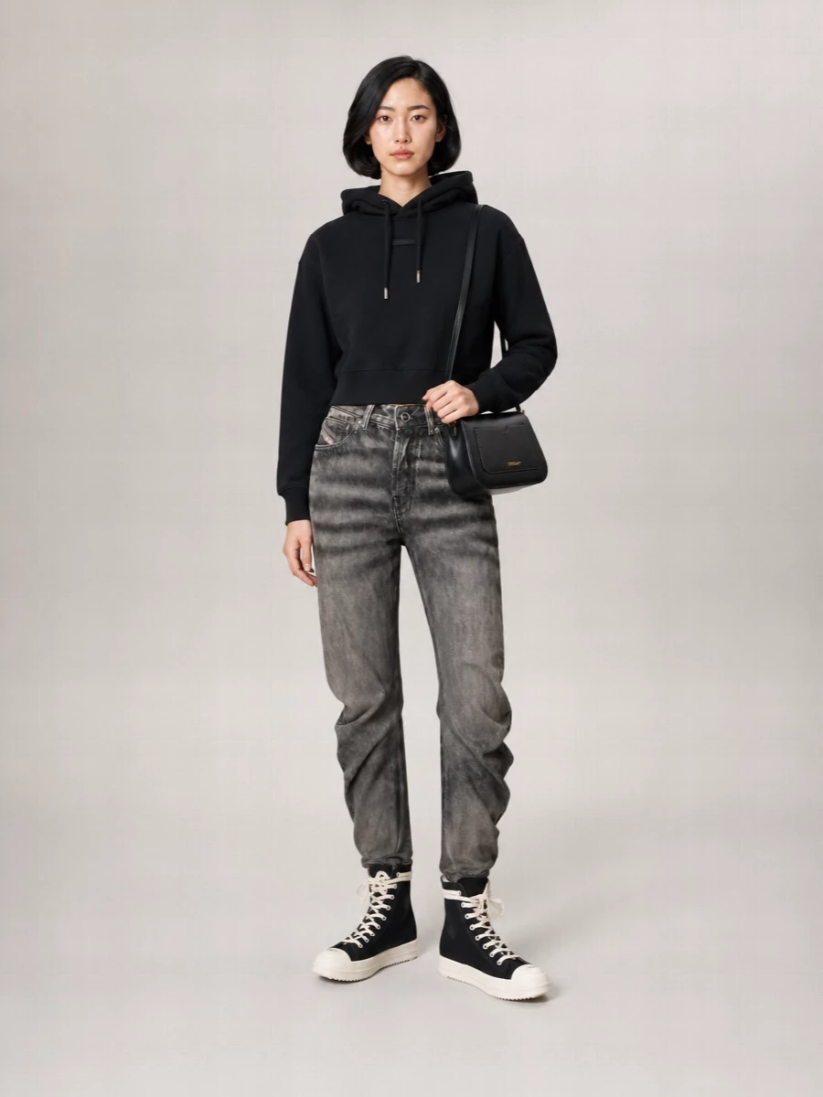 Off-White Binder Leather Shoulder Bag