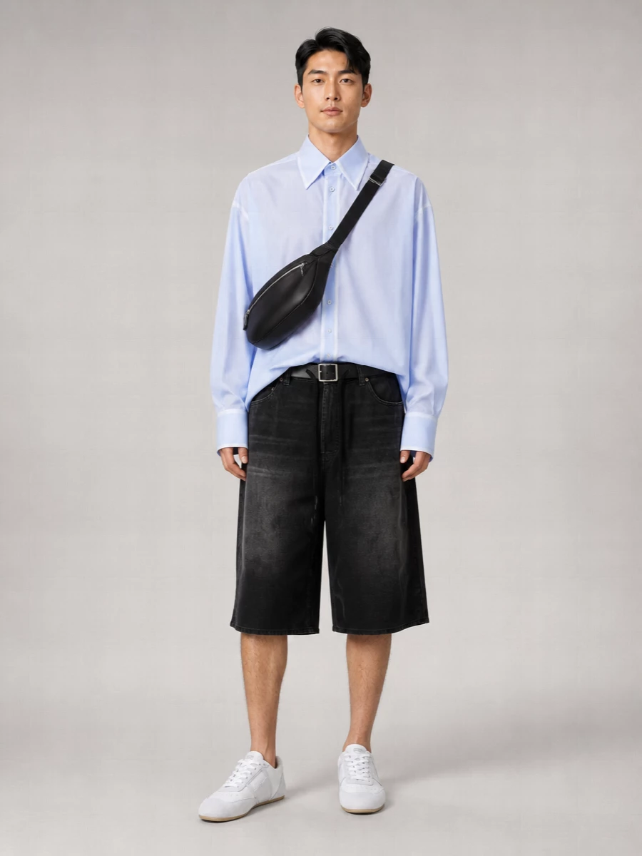 Mm6 Maison Margiela Denim Shorts