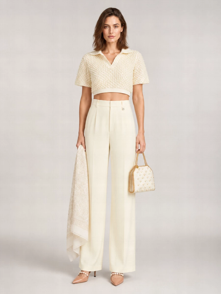 Giuseppe Di Morabito Crochet Polo Shirt