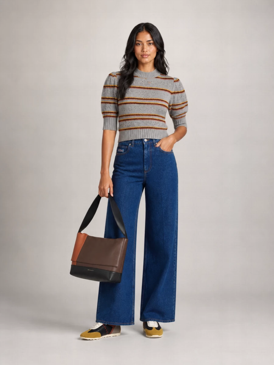 Marni Leather Shoulder Bag
