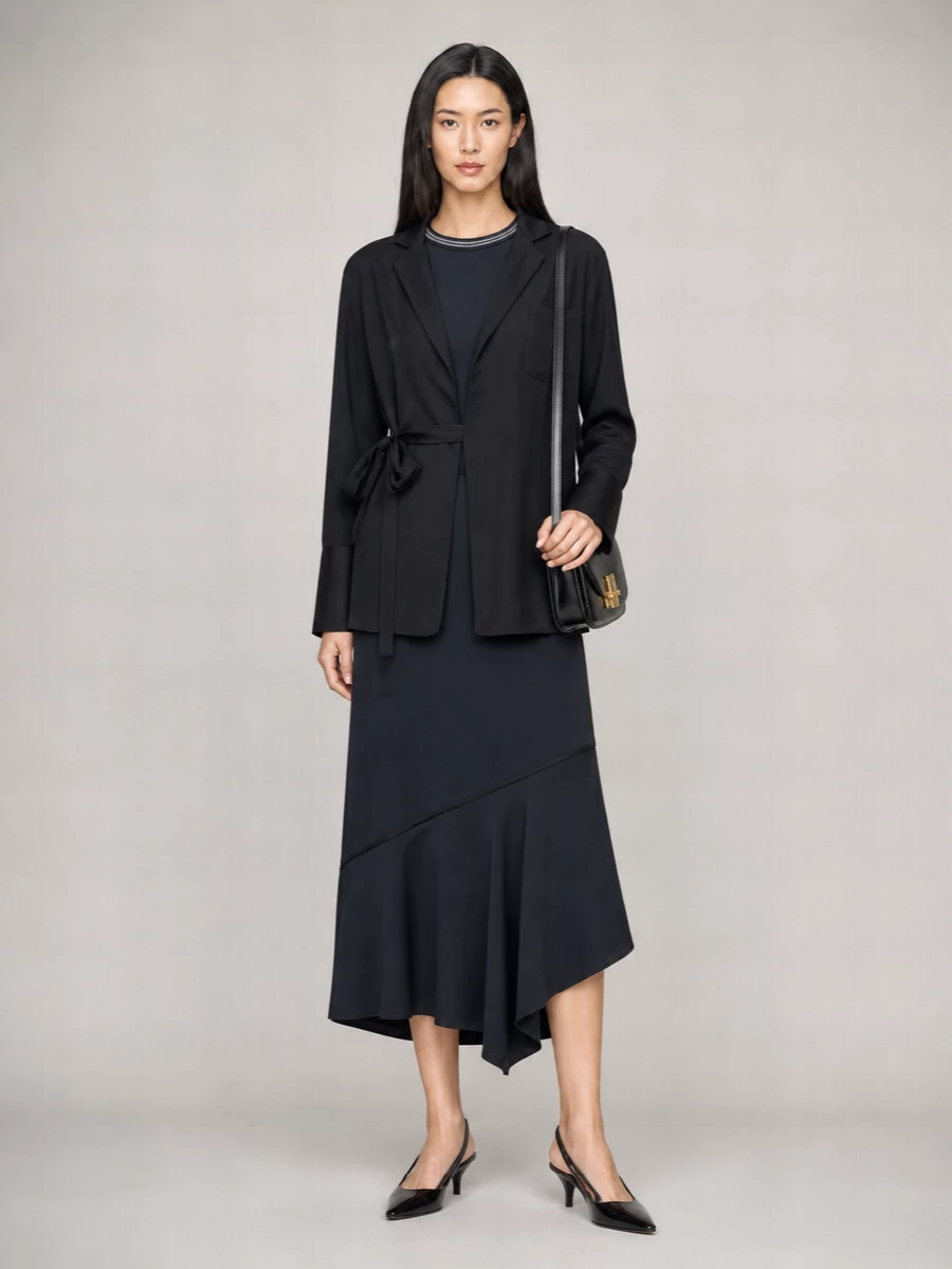 Fabiana Filippi Viscose Wrap Blazer