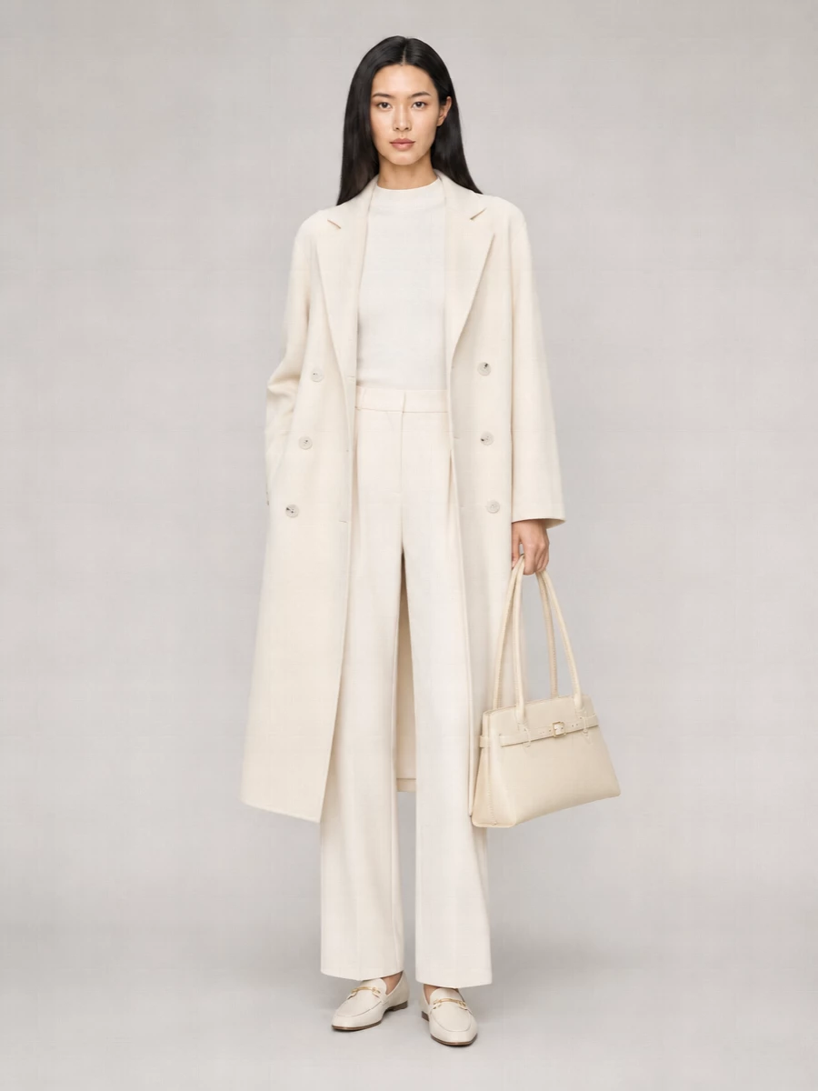 Loulou Studio Cashmere Wool Single-Breasted Coat