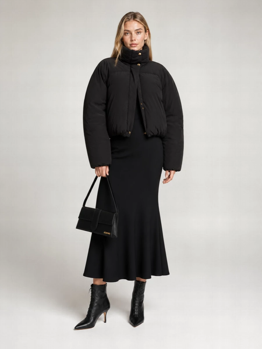 Jacquemus Down Cropped Puffer Jacket