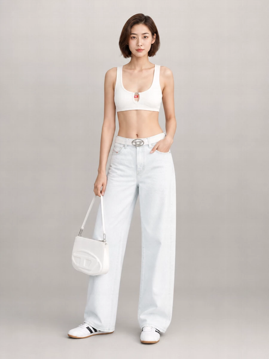 Diesel Ribbed Cutout Bralette