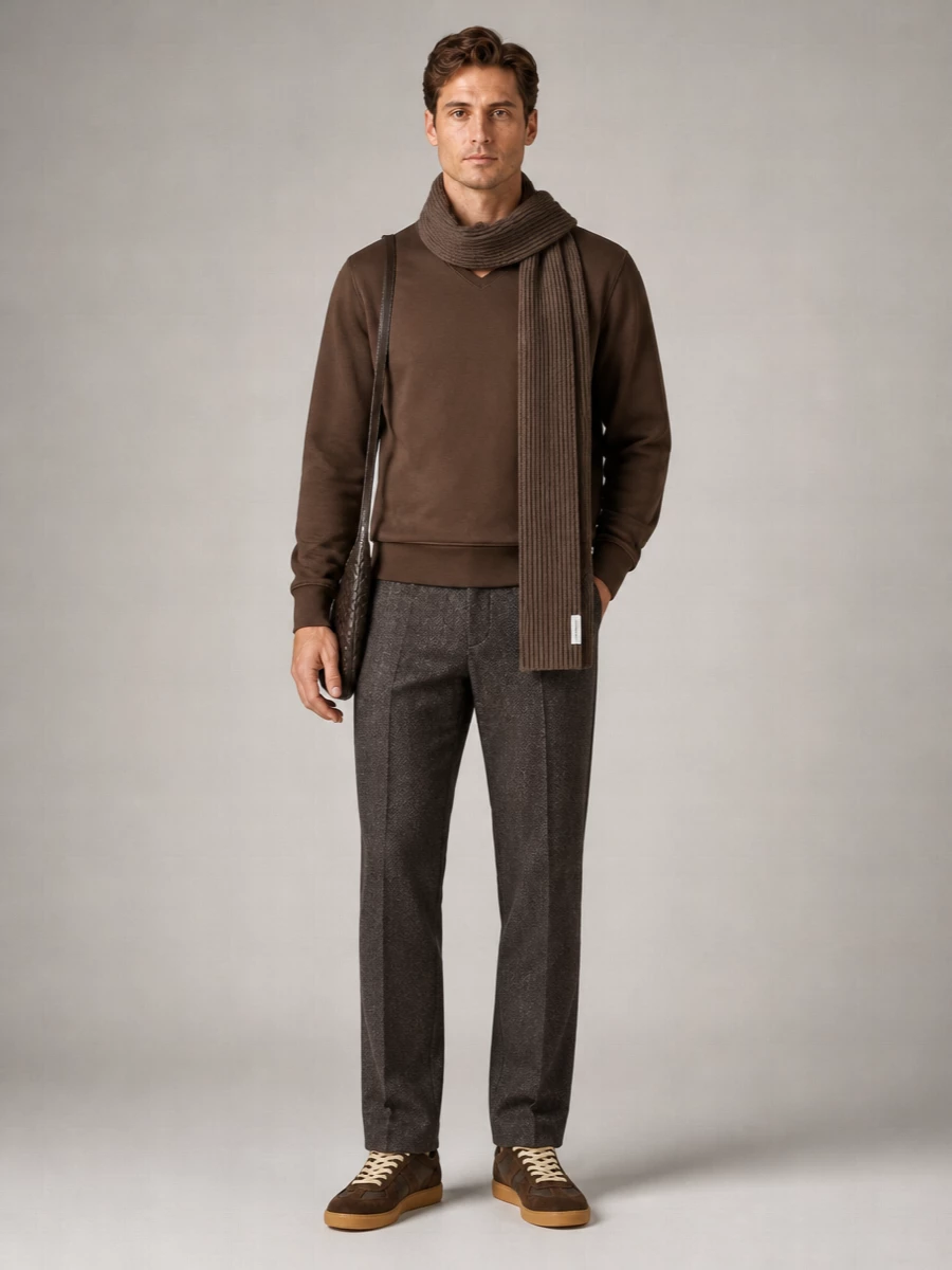 Maison Margiela cotton v-neck sweater